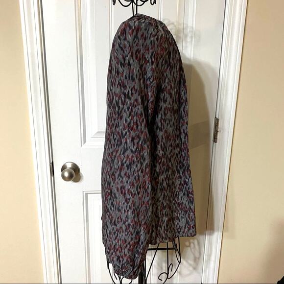 Comptoir Des Cotonniers 100% Silk Abstract Popover Tunic Top FR Sz 36 / US Small - Picture 5 of 8